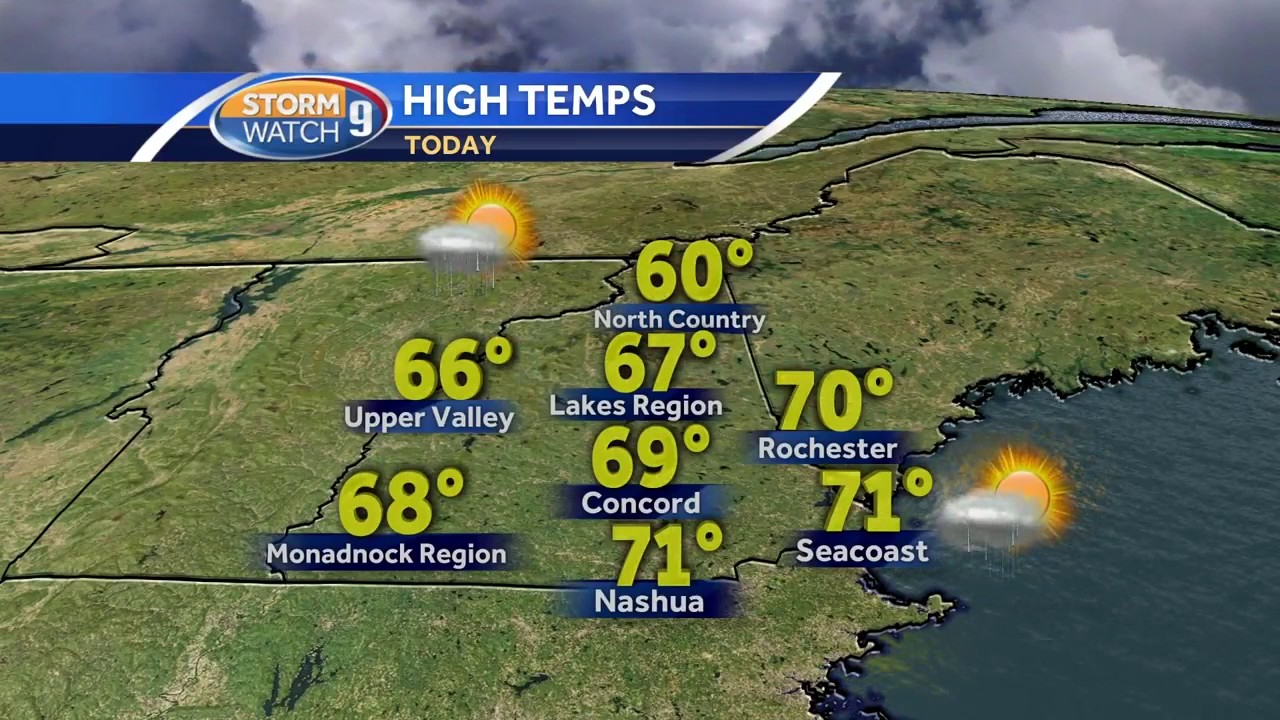 Watch: Sunny start to Friday, clouds & storms possible this evening ...