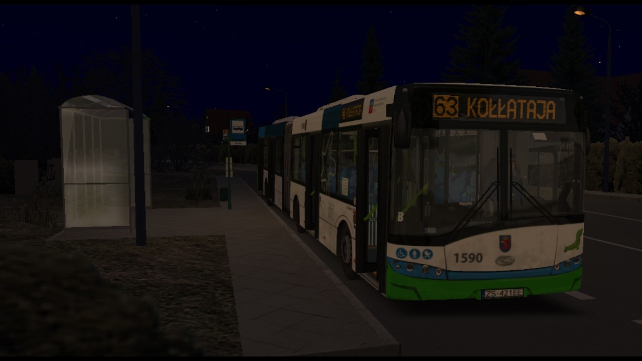 OMSI 2: Fikcyjny Szczecin - Solaris Urbino 18 III #1590 Linia 63