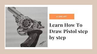 How to draw Pistol ।। Step by step drawing Gun।। Pistol 🔫🔫 screenshot 2