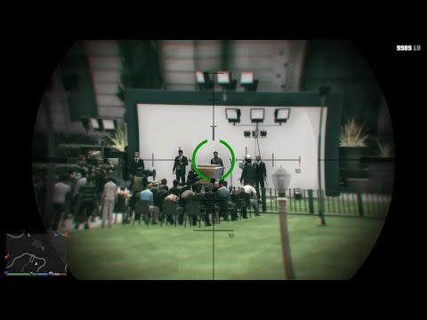 GTA 5 - Trevor’s Presidential Assassination Mission + Ten Stars Escape