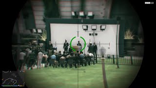 GTA 5 - Trevor’s Presidential Assassination Mission   Ten Stars Escape