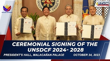 Ceremonial Signing of the UNSDCF 2024- 2028