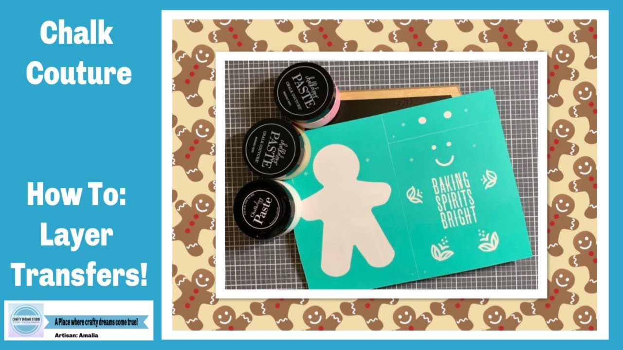 Chalk Couture How To Layer Transfers YouTube