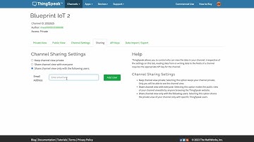 How to set up a ThingSpeak channel?