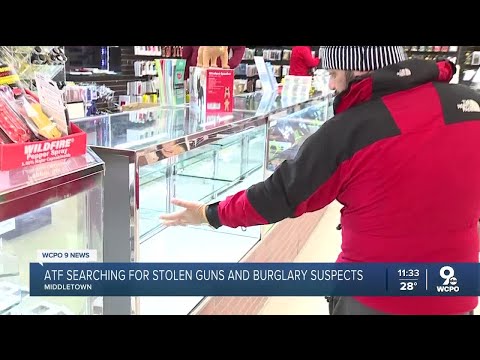 Store owner, ATF offering reward for info on gun burglary