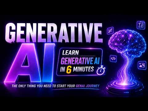 Generative AI in 6 Minutes | How LLMs Actually Generate Text