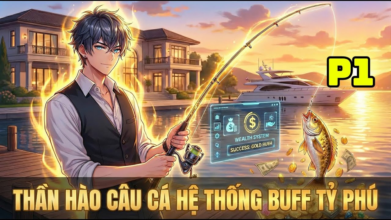 Trở Thành Thần Hào Câu Cá Sau Khi Thất Nghiệp, Hệ Thống Buff Tôi Thành Tỷ Phú Thảnh Thơi | P1