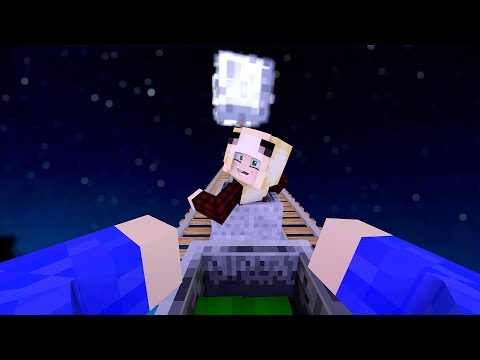 WIR FAHREN MIT DEM MINECART BIS ZUM MOND!