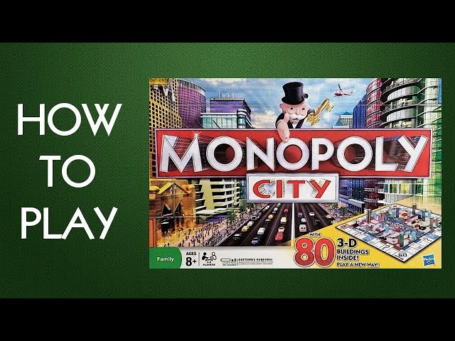 Monopoly City Board Game Spare Pieces Buildings Movers Dice Cards Money