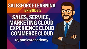 5. Salesforce Learning Ep5  Sales, Service, Marketing Cloud, Experience Cloud, Commerce Cloud