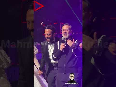 حمدي بدر يغني قلبي حبك جدا بطلب من حماقي في حفل زفاف احمد عصام