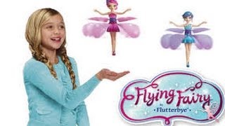 FlutterBye ToyFlying Fairy Top Toy For Christmas 2013  Игрушка Летающая фея Russian language