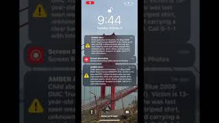 Texas amber alert 🚨 on phone 📱 screenshot 1