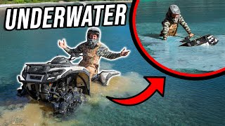 Electric Fourwheeler Underwater Testing
