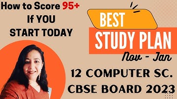 How to Score 95+ If You Start Preparing today for CBSE Board 2023 Computer Science #anjaliluthra #cs