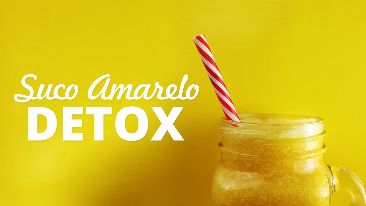Suco Amarelo Detox | Acelera o Metabolismo
