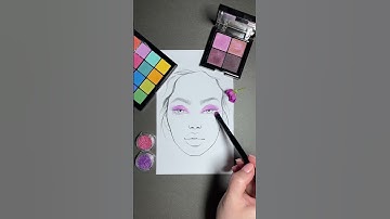 Makeup FLOWER tutorial #facechart #makeup #beauty #makeuptutorial #tutorial #shortsvideo