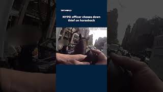 Nypd Officer Chases Down Thief On Horseback