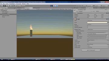 Tutorial  Unity3d: simple fire effect using the particle effects