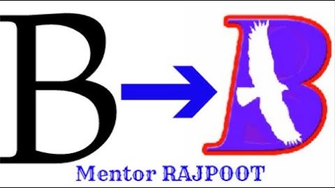 How to Create Logo in adobe Photoshop 7.0 | alphabets modification | Mentor Rajpoot