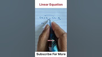 class 8 maths ch linear equations in one variable #linearequations  #class8  #maths  #shorts