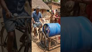 Cycle Se Kapde Dhone Ki Machine! गांव वालों का 1000 IQ जुगाड़ 😱🔥