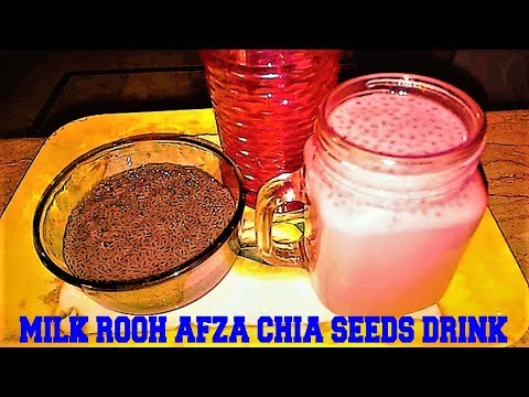 milk-rooh-afza-chia-seeds-drink-(healthy-ramadan-recipe)