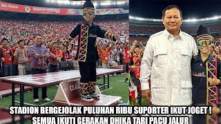 Stadium in an uproar! Dhika, a boy, races down the track, drawing thousands of supporters to danc...