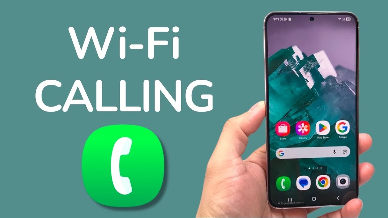 How To Turn On Wi-Fi Calling On Samsung Android Phone - YouTube