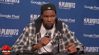 Kevin Durant Praises Kawhi Leonard As An All Time Great After Game 1 Loss To Clippers. Hoopjab Nba