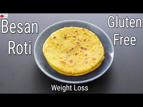 High Protein Besan Roti For Weight Loss - Thyroid/PCOS Diet Recipes To Lose Weight | Skinny Recipes