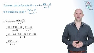 Herleiden en uitdelen van formules met breuken