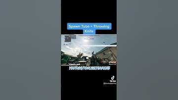 Spawn Tubing + Throwing Knife #contentcreator #noobtube #throwingknives #crossmap #mw2 #mw22022