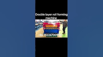 New machine test video #rollformingmachine #xdl #doublelayer #roof #coldbendingformingmachine
