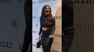 Roshni Walia flaunts her sexy curves as she arrived at Akanksha Puri birthday bash | Bollywood Buzz