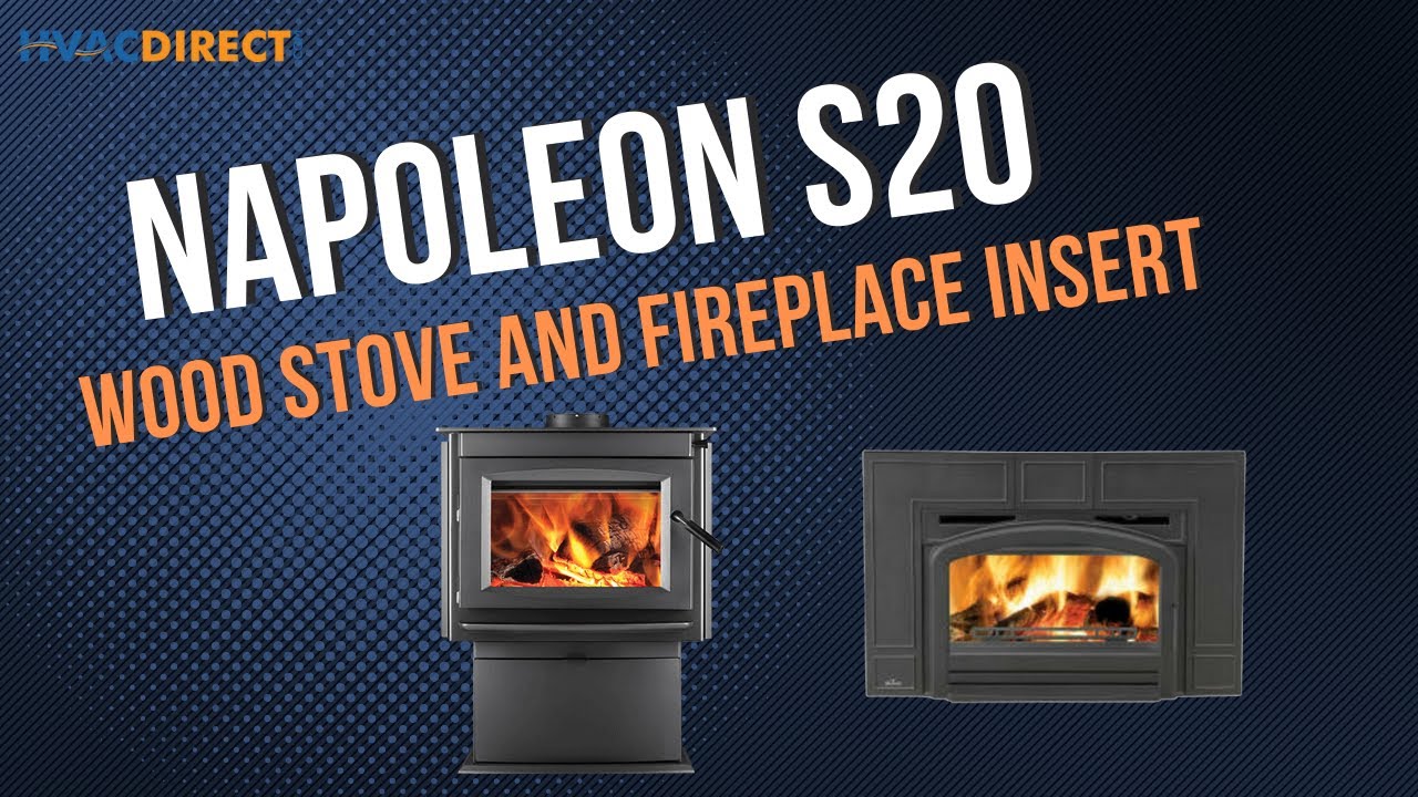 Napoleon Wood Burning Stove and Fireplace Insert s201 YouTube