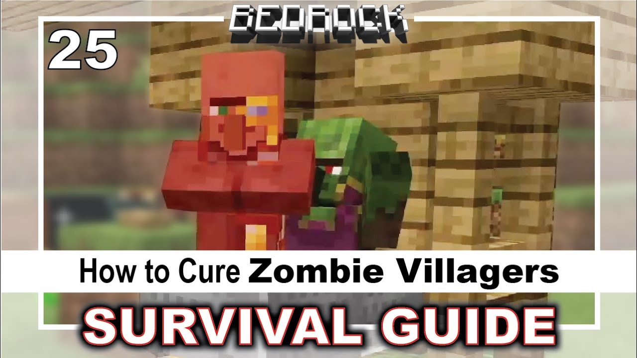 How to cure zombie villagers: Ultimate Bedrock Survival Guide