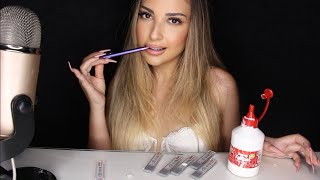 Kirtasi̇ye Malzemeleri̇ Yedi̇m Yeni̇lebi̇li̇r Tutkal, Uç Türkçe Asmr Mukbang