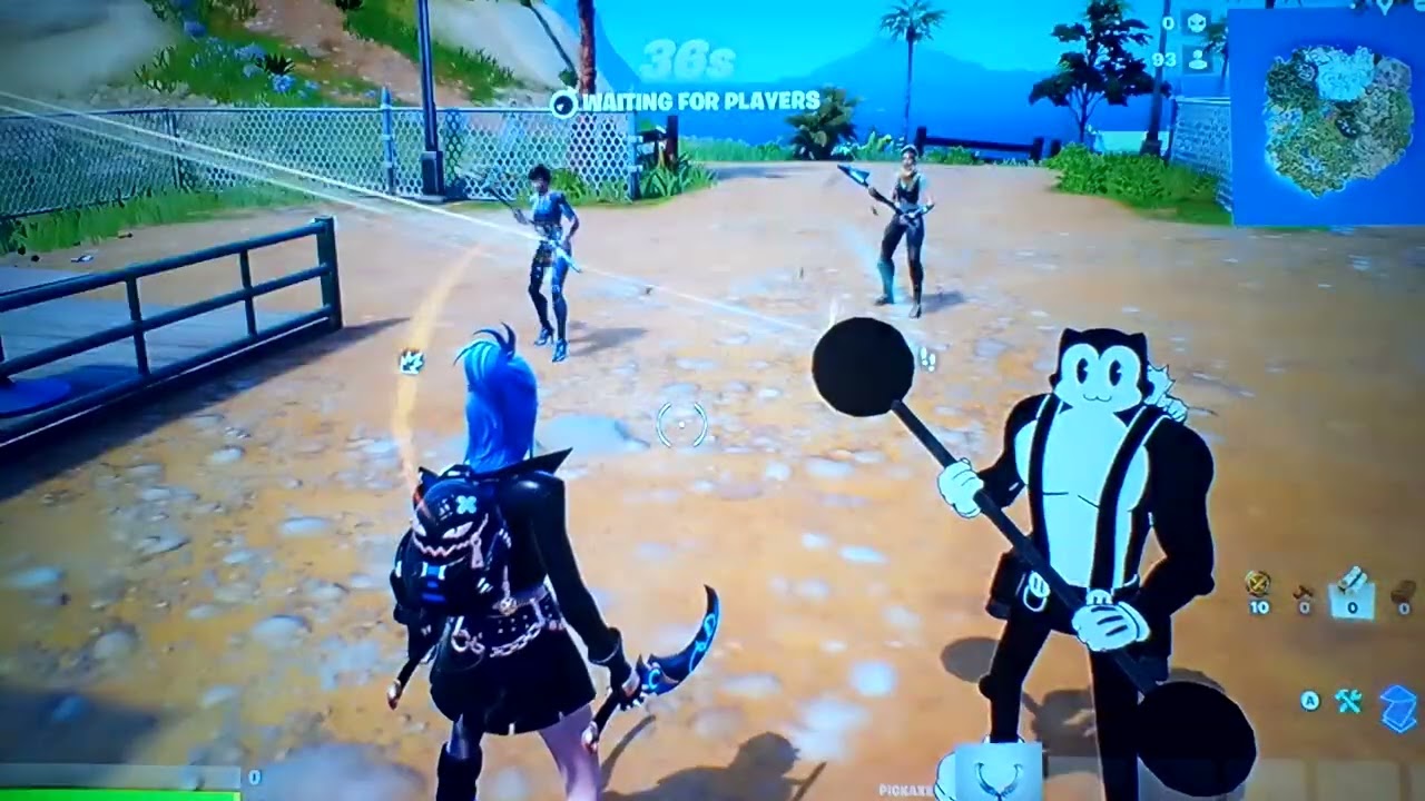 Let's play Fortnite Part 3: Joined Team Foundation & Got Shot Down In Battle Royale!