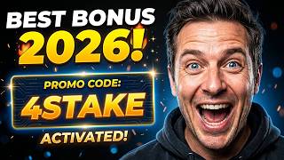 Stake US Promo Code "4STAKE" — 250K Gold Coins + $25 Stake Cash! (best stake us bonus code 2026)