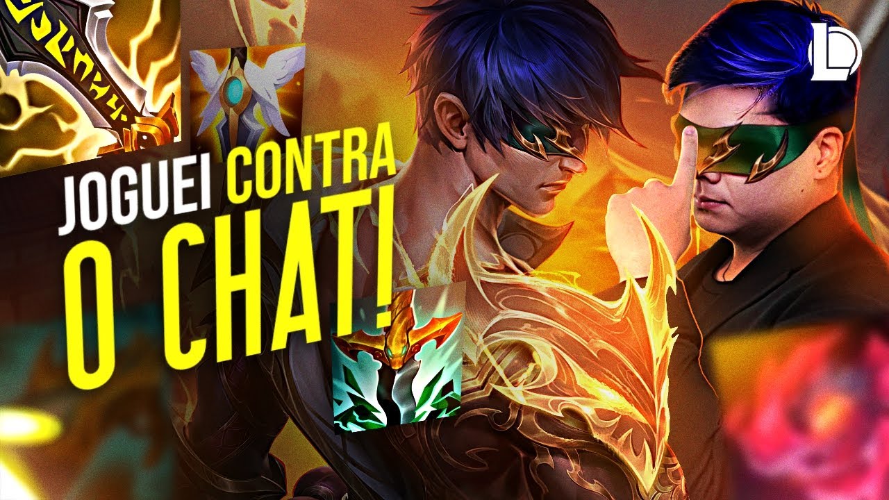 JOGUEI UM LOBBY CONTRA O CHAT NO 2V2V2V2 DUO @Brucer - LEAGUE OF LEGENDS