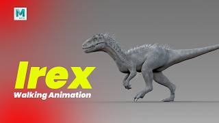 I Animated a Irex Walk Cycle in Maya (My First Attempt!) 🦖