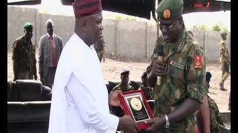 GOV  AMBODE & COAS, BURATAI OPEN FORWARD OPERATING BASE IN EPE