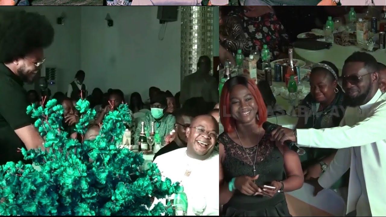 Deacon Famous performs with AY at the AYlive comedy show 