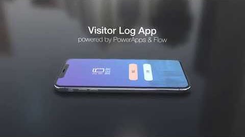 Visitor Log App with PowerApps and Flow