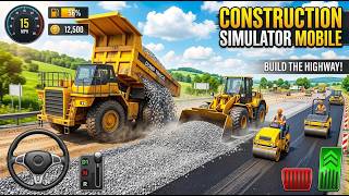 Extreme Excavator & Dump Truck Challenge! Heavy Construction Simulator Gameplay screenshot 3