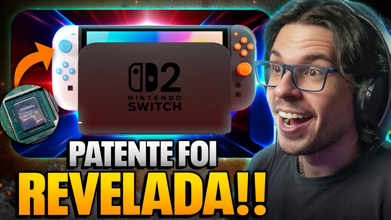 Nova PATENTE do Nintendo Switch 2 REVELOU MUITO sobre o CONSOLE! - YouTube