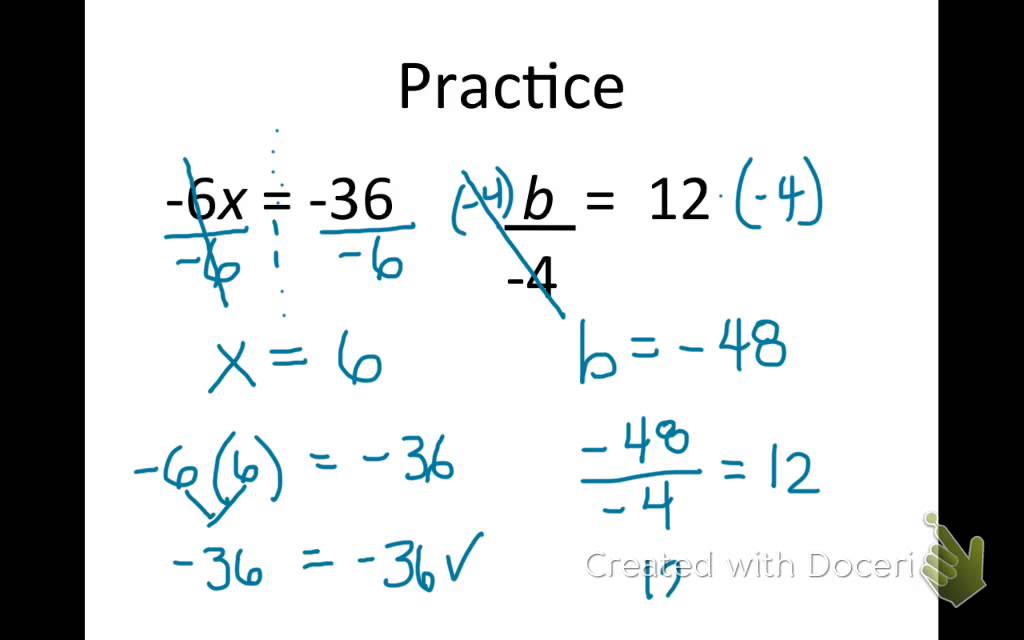 one-step-equations-using-multiplication-and-division-youtube