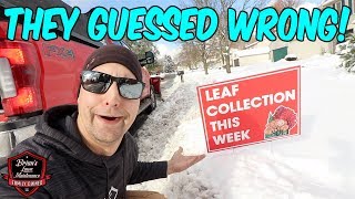 White D Tidy Ups After The Big Snow Storm