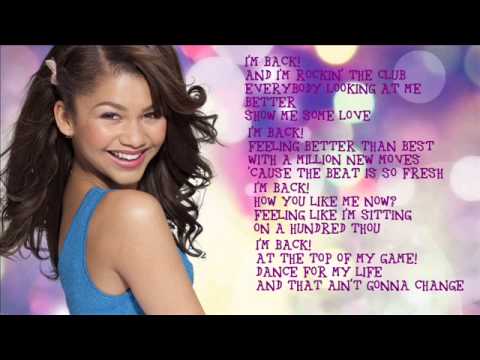 Zendaya-I'm Back lyrics - YouTube